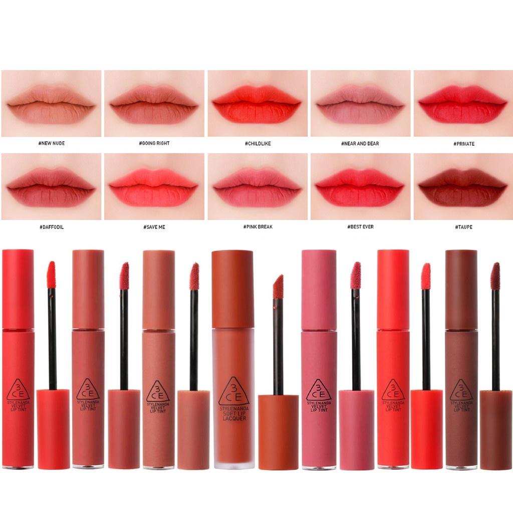 SON KEM LÌ 3CE VELVET LIP TINT