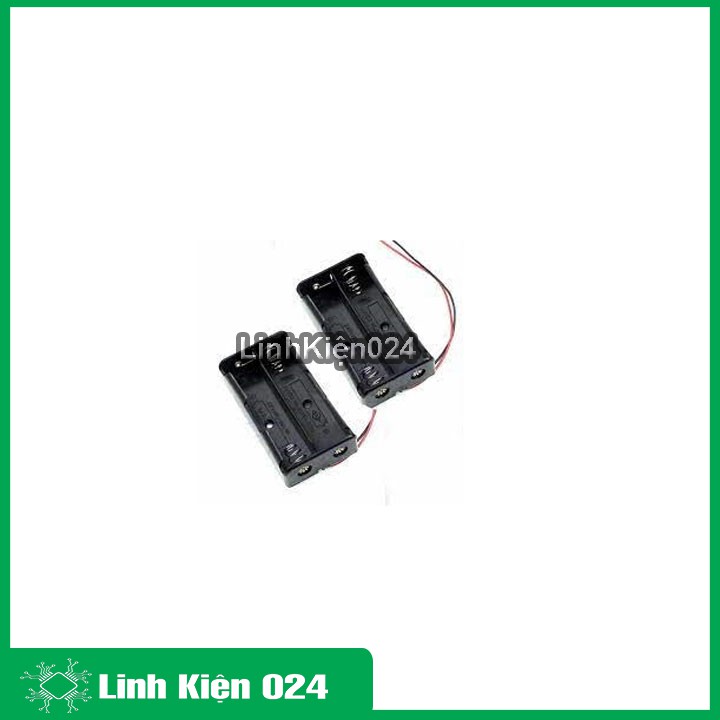 Bộ 2 Hộp Đế Đựng Pin 3,7V 18650 Nối Tiếp 2 Pin