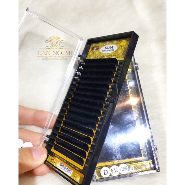MI YAA 0.07 các độ cong C,Cc,D,U khay mix số  các loại, sợi mi được ưa thích tại thị trường Châu Âu