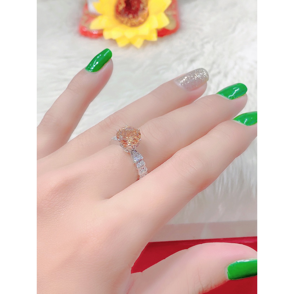 UHA - Nhẫn nữ mạ vàng 18k đính đá CZ N695 ( giá tốt nhất )