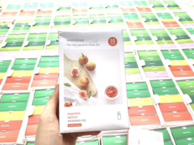 Combo mặt nạ innisfee 50 miếng đủ mùi