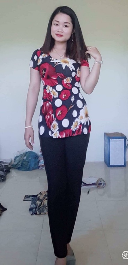 Cách tân sẻ tà quần ôm size nhỏ(40-52kg)