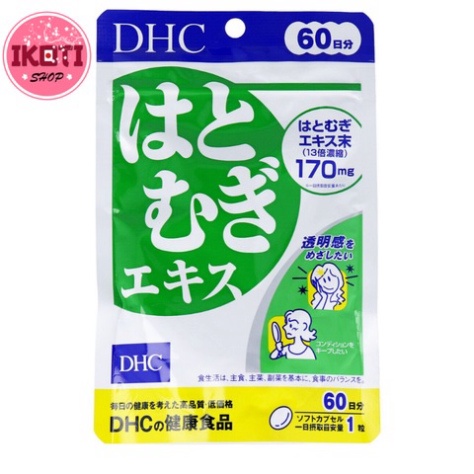 Viên Uống Trắng Da DHC Coix Extract 60 viên 60 ngày