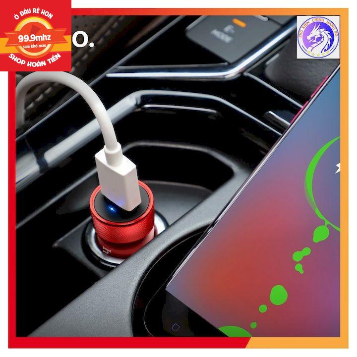 Cóc Sạc Xe Máy Ex155, Ex2021, Xe Hơi... 2 CỔNG USB 3.1A HOCO Z32 (màu ngẫu nhiên)