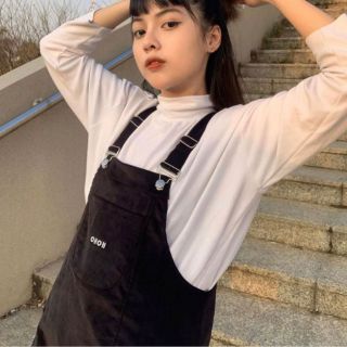 Yếm Váy Kaki Màu Đen