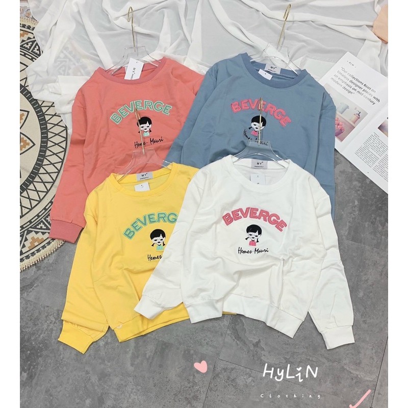 Áo Sweater Quảng Châu Hoạt Hình Dễ Thương Full Màu Ảnh Thật P01❤️❤️
