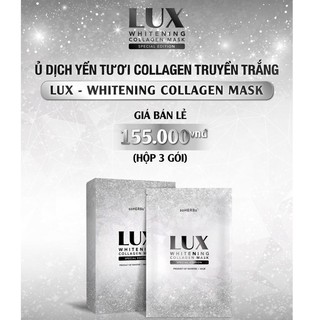 Ủ dịch yến tươi collagen truyền trắng lux
