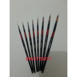 Cọ tỉa nét marie's 8 số, cọ bút lông marie's