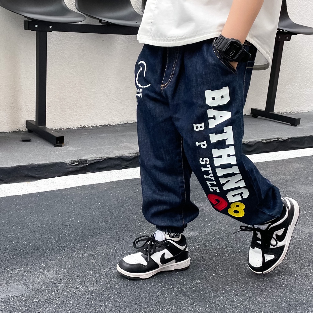 Quần Jean Co Dãn Cho Bé Trai Quảng Châu in Baggi Size 8-30kg