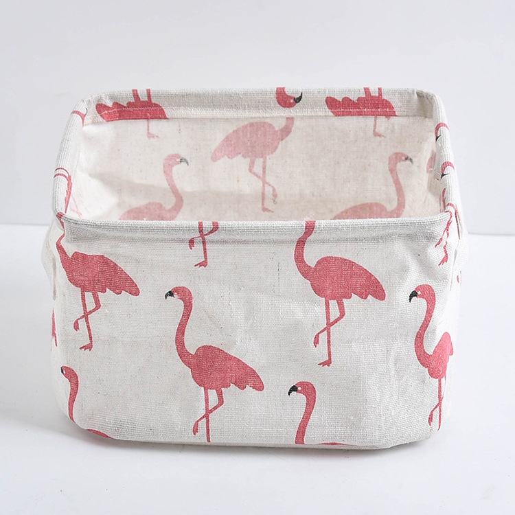 Giỏ đựng đồ TAILI 02 vải cotton lanh chống nước phong cách Bắc Âu độc đáo