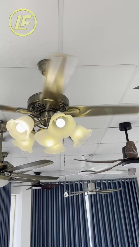 Quạt Đèn Trần Trang Trí LumiFan, Sải Cánh 132cm, Quạt Trần Đèn Decor, Quạt Trần Trang Trí, BH 24 Tháng, Mã 48YY-1997TA | BigBuy360 - bigbuy360.vn