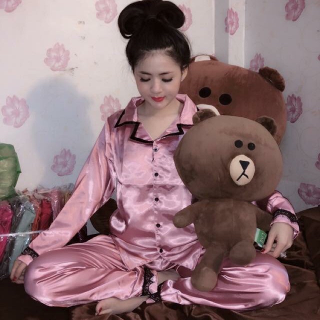 Bộ pjiama phi lụa bao đẹp