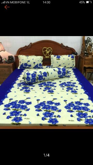 Bộ Drap Thun Hàn Quốc 1m8 x 2m x 15 phân