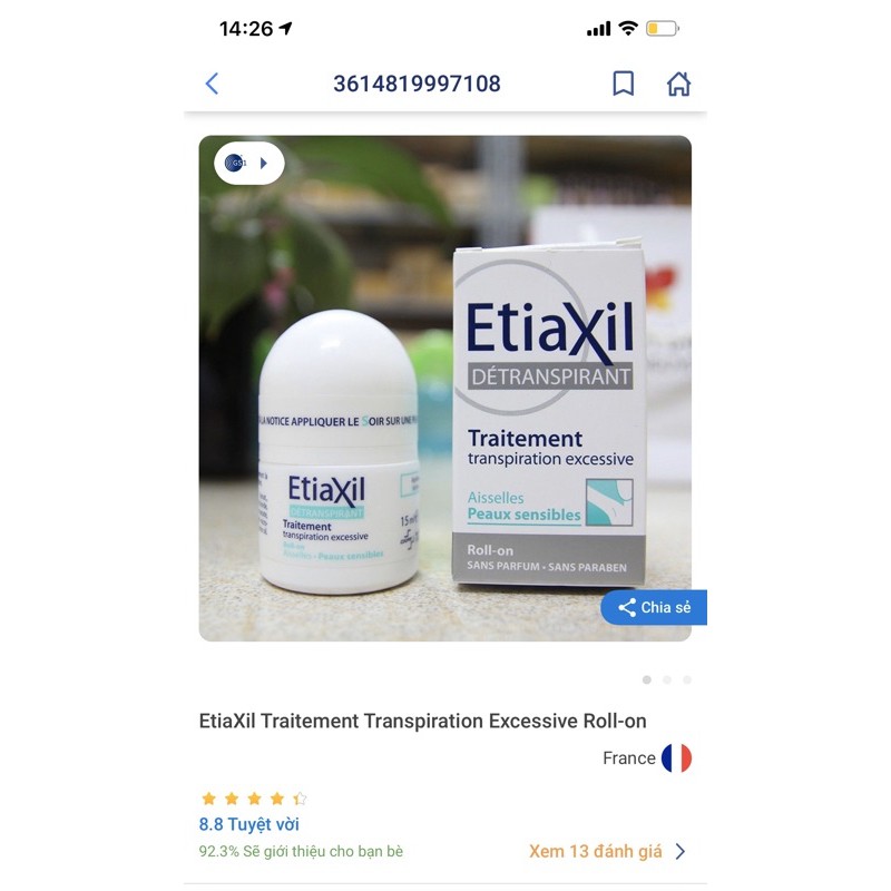 Lăn Khử Mùi Etiaxil pháp | BigBuy360 - bigbuy360.vn