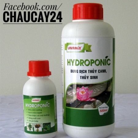 Dung Dịch Thủy Canh LAVAMIX (500ml) làm thủy sinh bể cá, trồng rau mầm, xà lách, cây cảnh hoa kiểng, phong lan