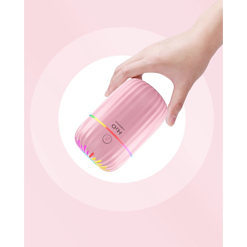Máy Phun Sương Tạo Độ Ẩm H2O A7 Dung Tích 300ml Phun Sương Khuếch Tán Làm Mát Phòng Khử Khuẩn Thanh Lọc Không Khí