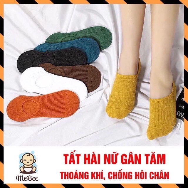 Sét 10 Đôi Tất Hài Gân Nữ