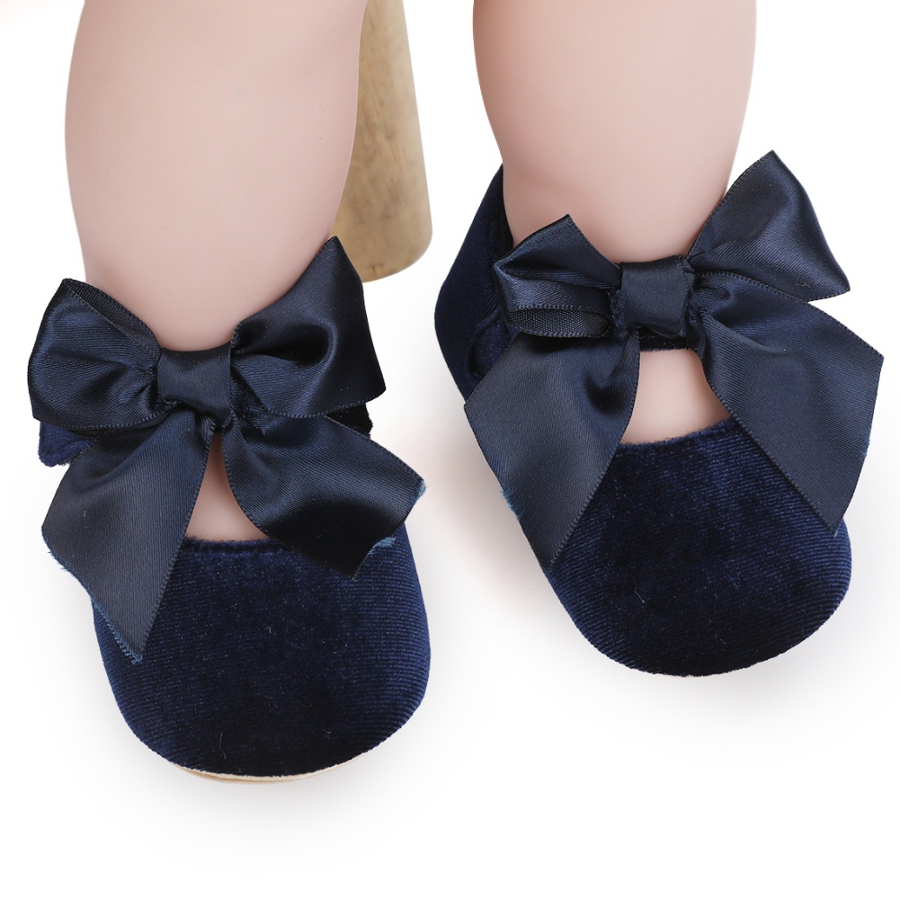 Giày Công Chúa Đế Bằng Dành Cho Bé Gái 0-18 Tháng Tuổi