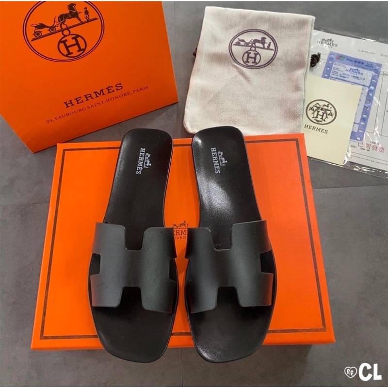 Dép Chữ H,dép quoai ngang HM thời trang nữ ful box