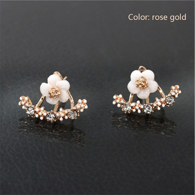 Bông tai Ear Jacket (Hoa Cúc vàng) Store4girls