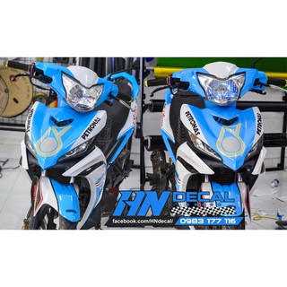 Tem Trùm Exciter 135 Xanh Ngọc Trắng