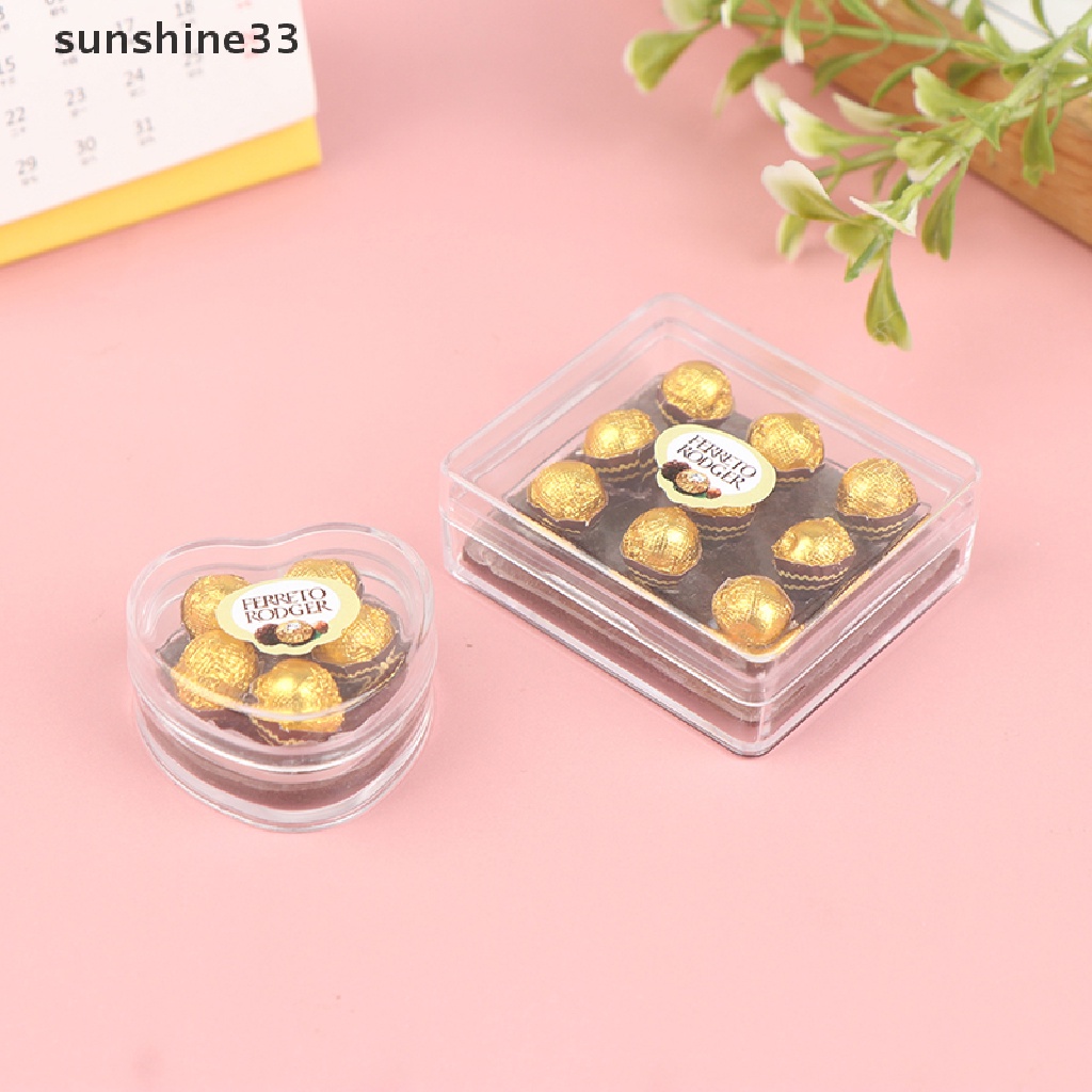 Mô hình hộp Sô cô la đồ chơi nhà búp bê cho bé