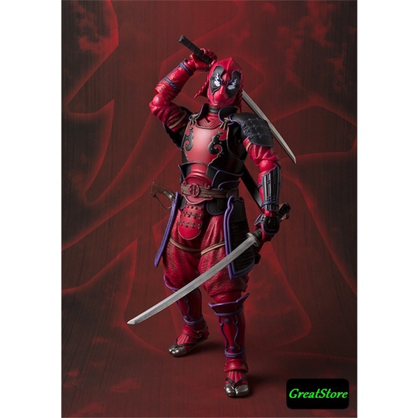 [Mã LIFEXANH03 giảm 10% đơn 500K] ( CHẤT, HÀNG CÓ SẴN ) MÔ HÌNH NHÂN VẬT Deadpool SAMURAI FIGMA CỬ ĐỘNG ĐƯỢC