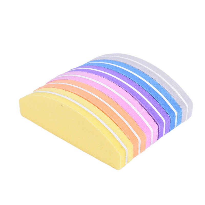 [onsalezone]5pcs New Sponge Nail Art Tips Buffer Sanding Nail Buffer Block Files Sponge