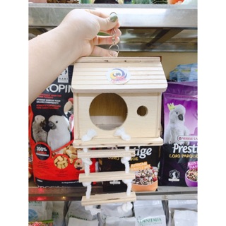 Nhà gỗ dành cho Chim,Vẹt size nhỏ