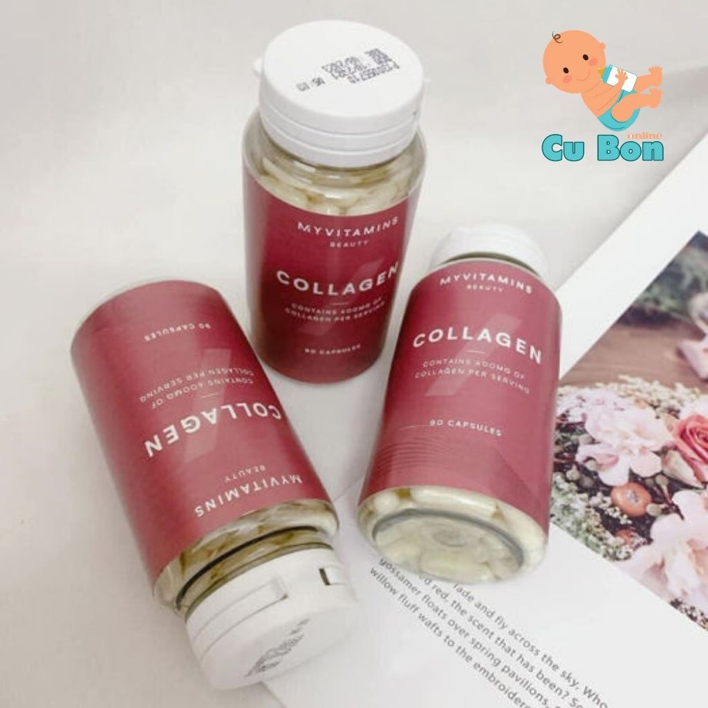 Viên uống Collagen thuỷ phân Myvitamins của Pháp 90 viên hỗ trợ làm đẹp da hiệu quả