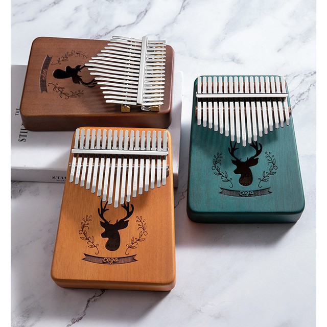 Đàn kalimba 17 phím gỗ nguyên khối Mahagony GECKO000061