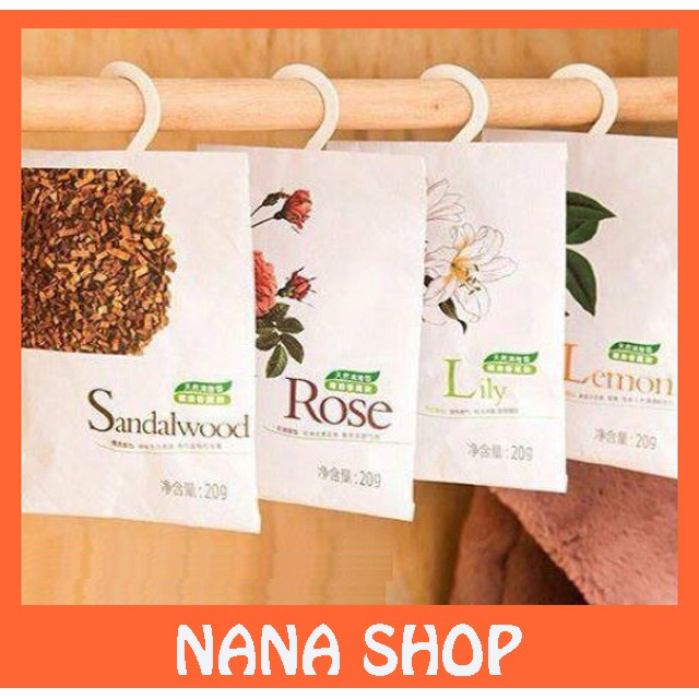 Túi thơm thảo dược, hoa khô treo tủ quần áo (giao mùi theo tồn kho hiện tại) - Nana Shop