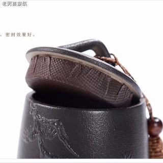 ◑◈❄Bình Đựng Trà Bằng Gốm Phong Cách Retro