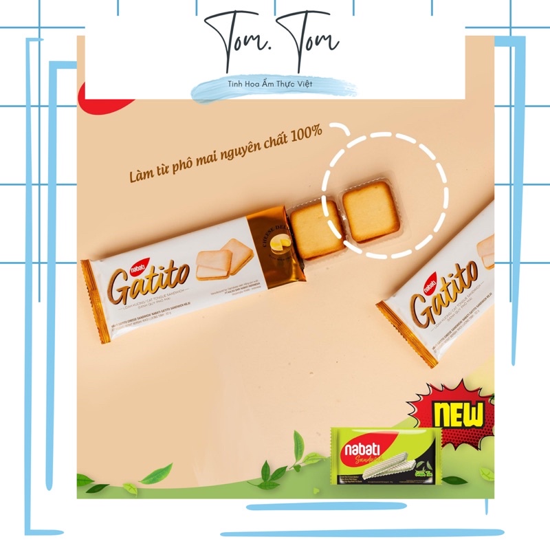 Bánh Bích Quy Phô Mai Gatito Nabati- Thơm Ngon