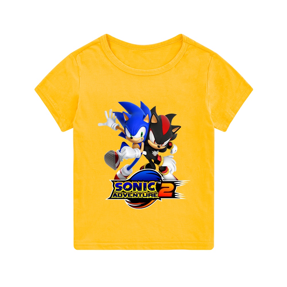 Áo thun trẻ em 💖Áo cotton mát mịn họa tiết Hoạt Hình Sonic thương cho bé trai và bé gái - SSSHOP 03