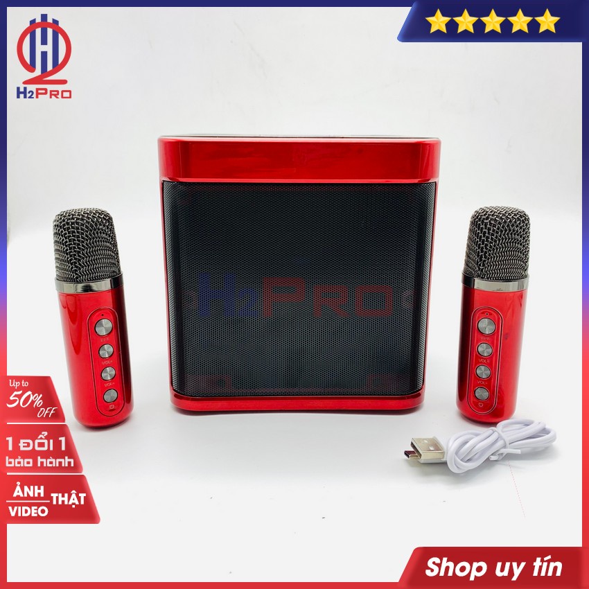 Loa bluetooth hát karaoke SU-YOSD YS-203 H2Pro hát hay-chỉnh echo-reverb-effect-đổi giọng, loa karaoke bluetooth mini.