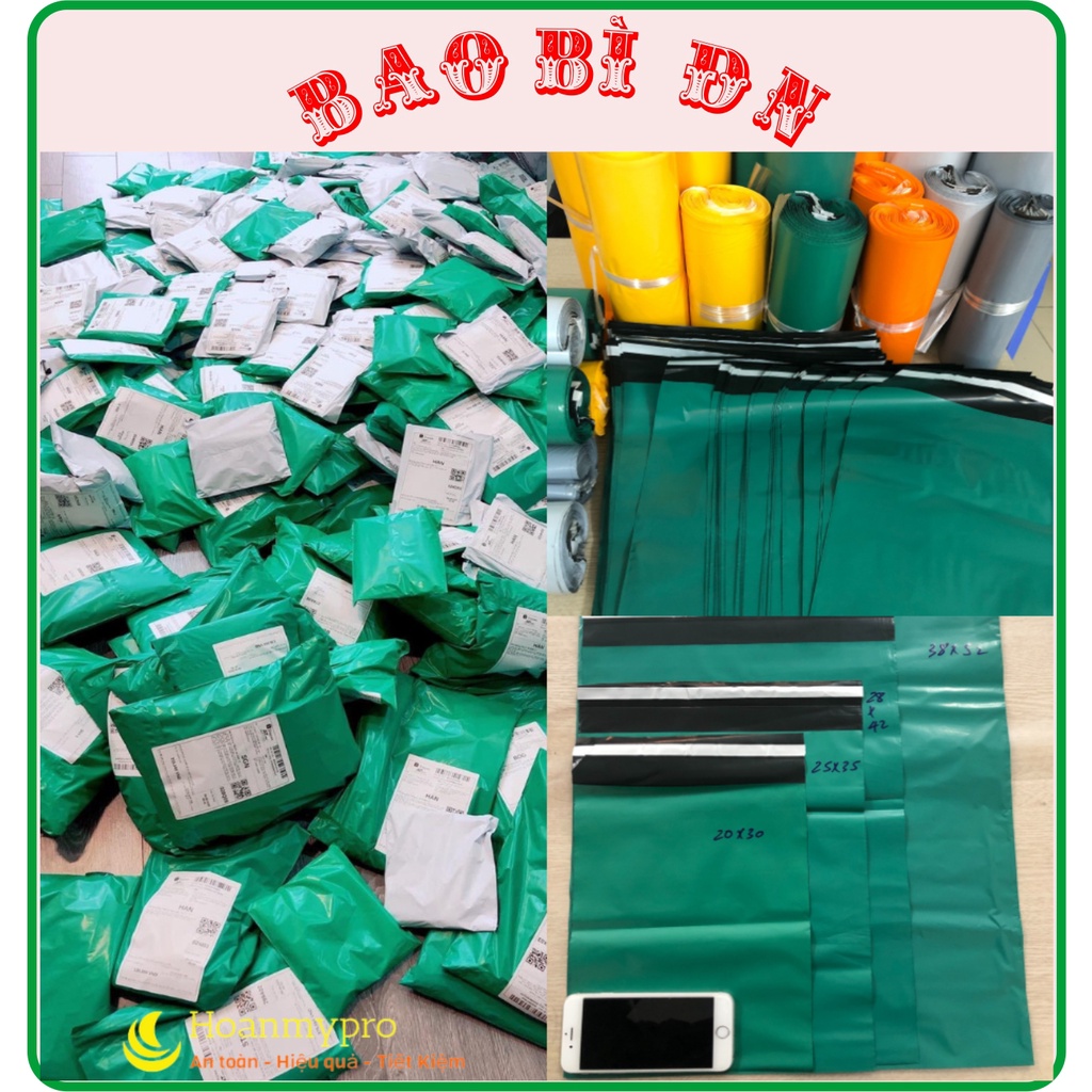 Túi gói hàng niêm phong tự dính - túi đóng hàng chuyển phát nhanh có sẵn keo dính Size 28x42 NHẬN IN LOGO