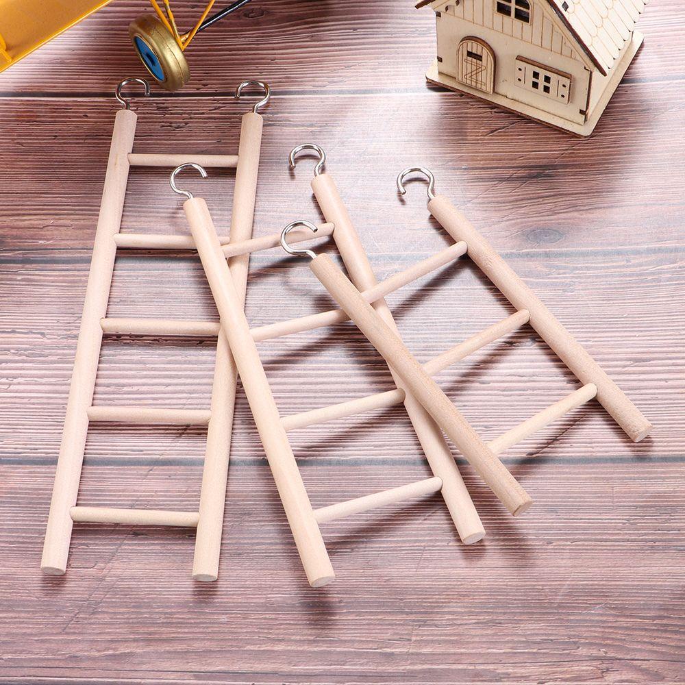 LET Thang Leo Bằng Gỗ Dùng Trang Trí Lồng Chim Cảnh Độc Đáo Xinh Xắn