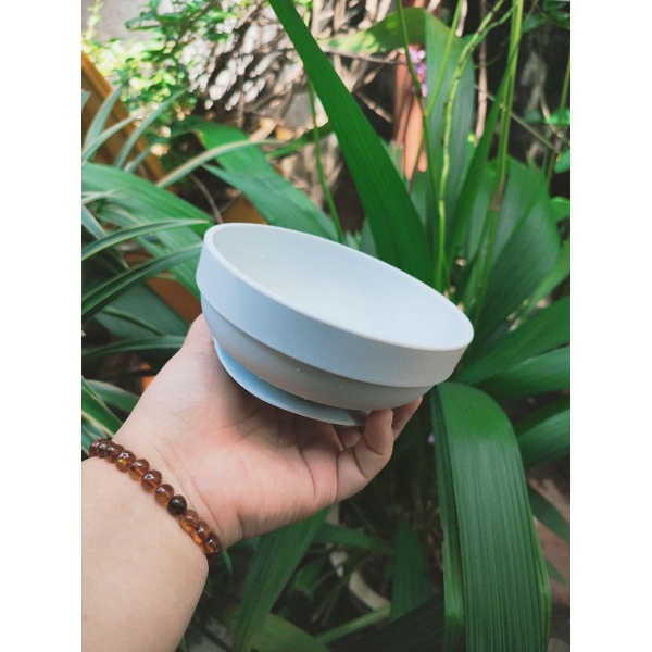 BÁT ĂN DẶM SILICON CHỐNG ĐỔ CHO BÉ CLOUD ISLAND