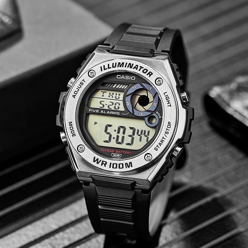 Đồng hồ Nam dây nhựa Casio MWD-100H-1AVDF chính hãng bảo hành 1 năm Pin trọn đời