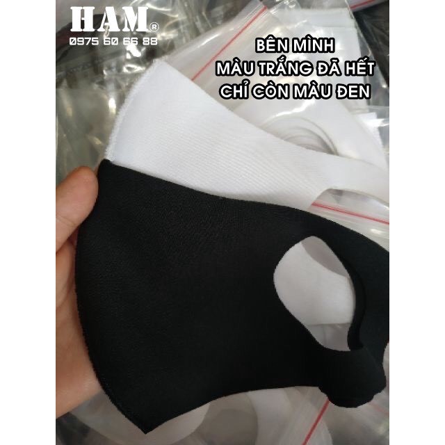 ( SP thật 100% ) Khẩu Trang Vải Su 3D, Chất Liệu Poly, Mềm, Ôm Mặt, Bảo Vệ Sức Khỏe. | BigBuy360 - bigbuy360.vn