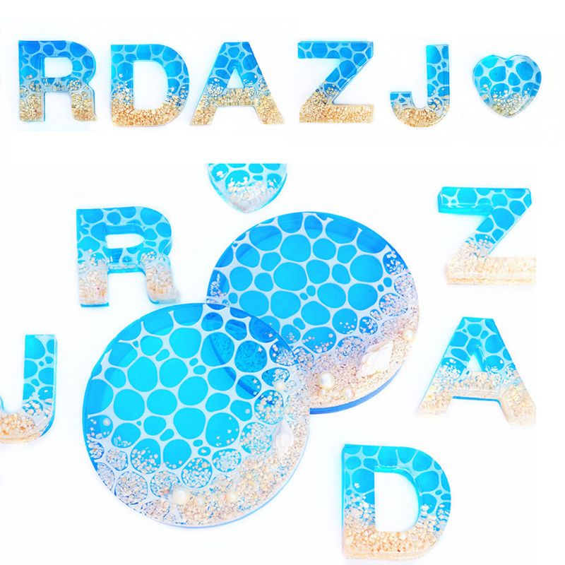 Khuôn Silicone Tạo Hình Gợn Sóng Nước Làm Trang Sức Nghệ Thuật DIY