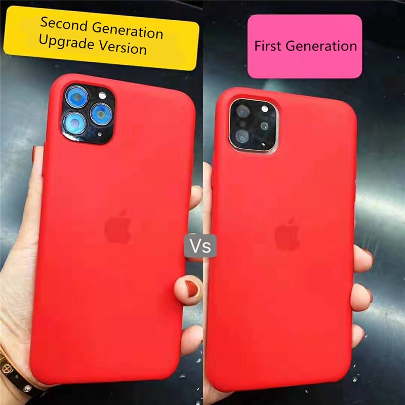 iPhone X XS MAX Seconds Change iPhone 11 Pro Tempered Glass Metal Case Camera Lens Protector Cover
