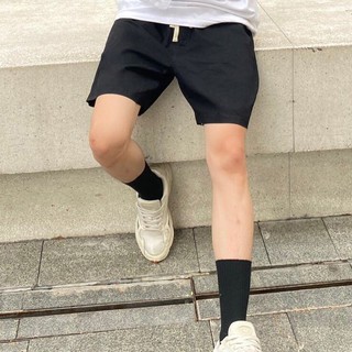 Quần short nam streetwear cao cấp FNOS SK màu đen rêu be form slimfit kaki thun co giãn