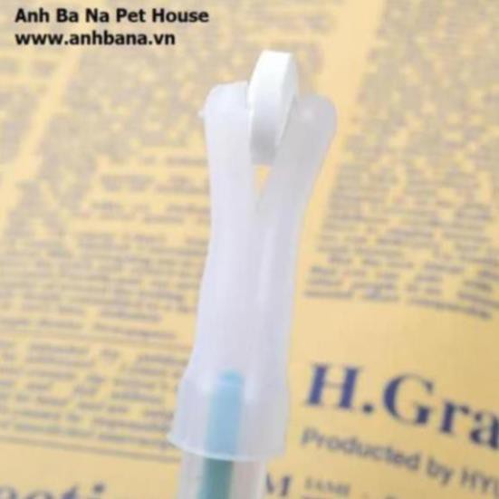GV- Xilanh gắp thuốc dụng cụ cho chó mèo uống thuốc viên và thuốc nước (2 đầu riêng biệt)