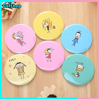 Gương tròn mini xinh xắn, nhiều mẫu - Cofshop