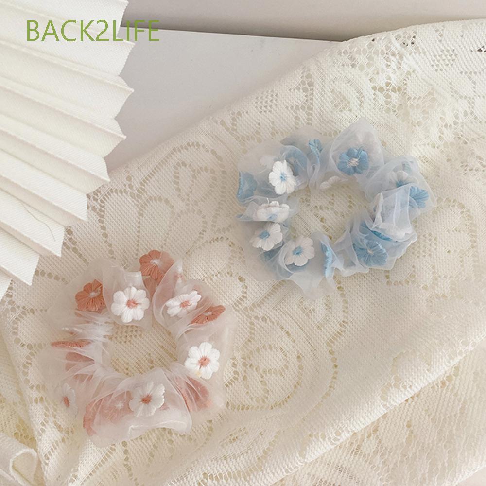 Dây Buộc Tóc Phối Hoa Thêu 2life