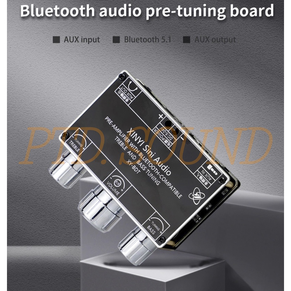 Mạch Sinilink XY - BDT chỉnh âm sắc bluetooth 5.1. Mã Ampli âm sắc XY-BDT Dùng DIY loa từ PTD Sound