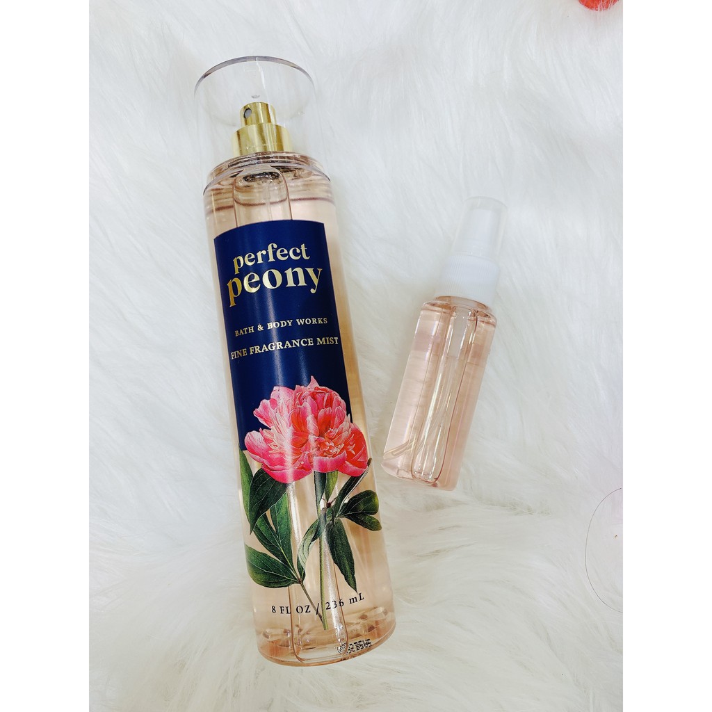 (33ML) XỊT THƠM PERFECT PEONY BATH AND BODYWORKS | Thế Giới Skin Care