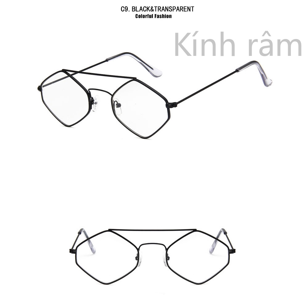 Kính mát hình đa giác thiết kế mới 2019